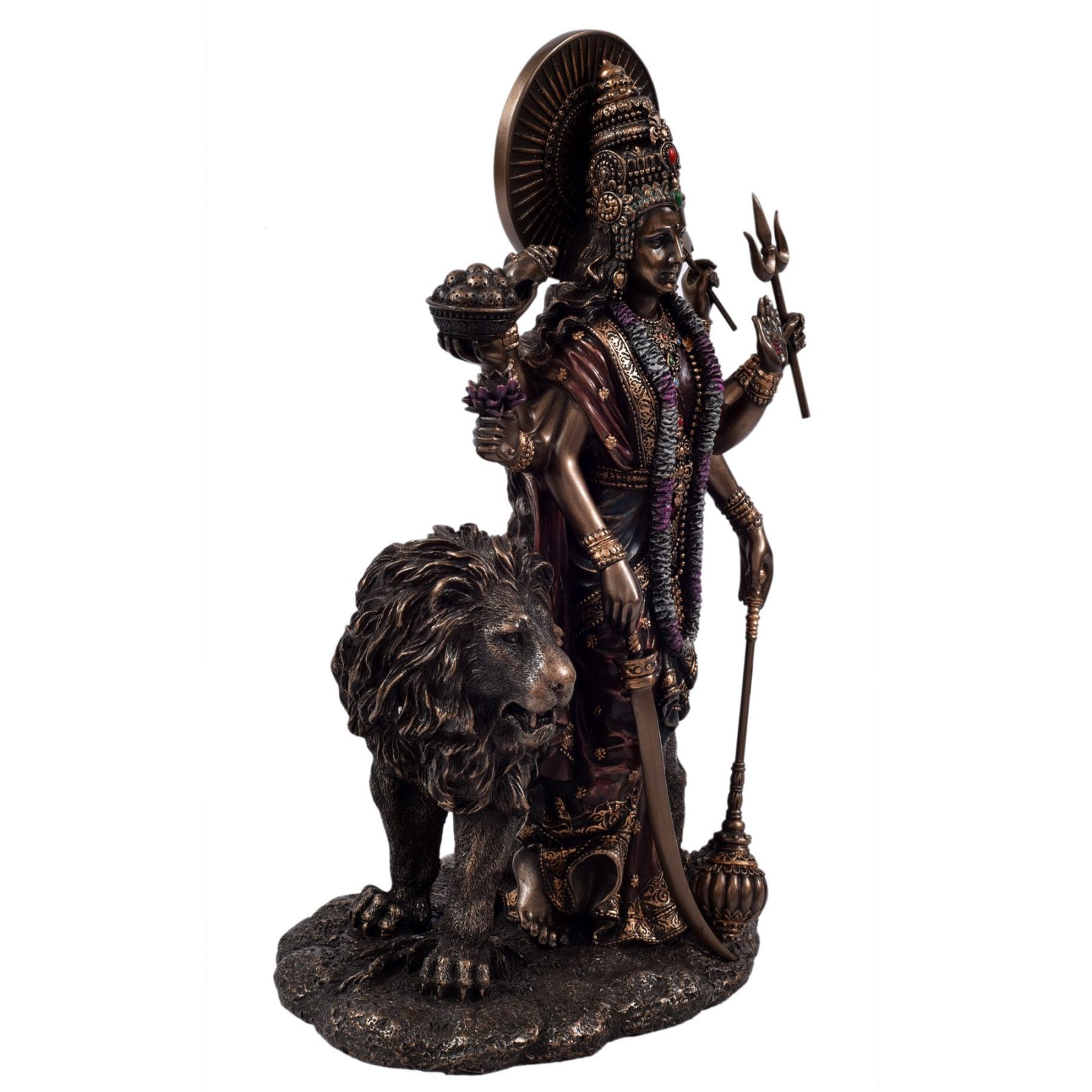 Brass Durga Standing