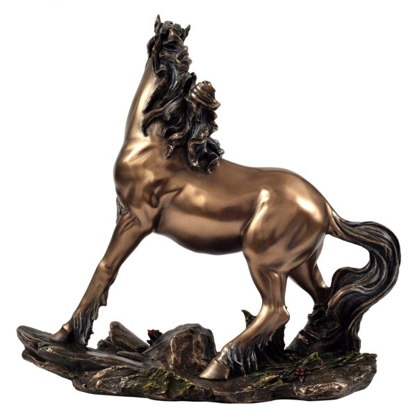 Bronze Jumping Horse