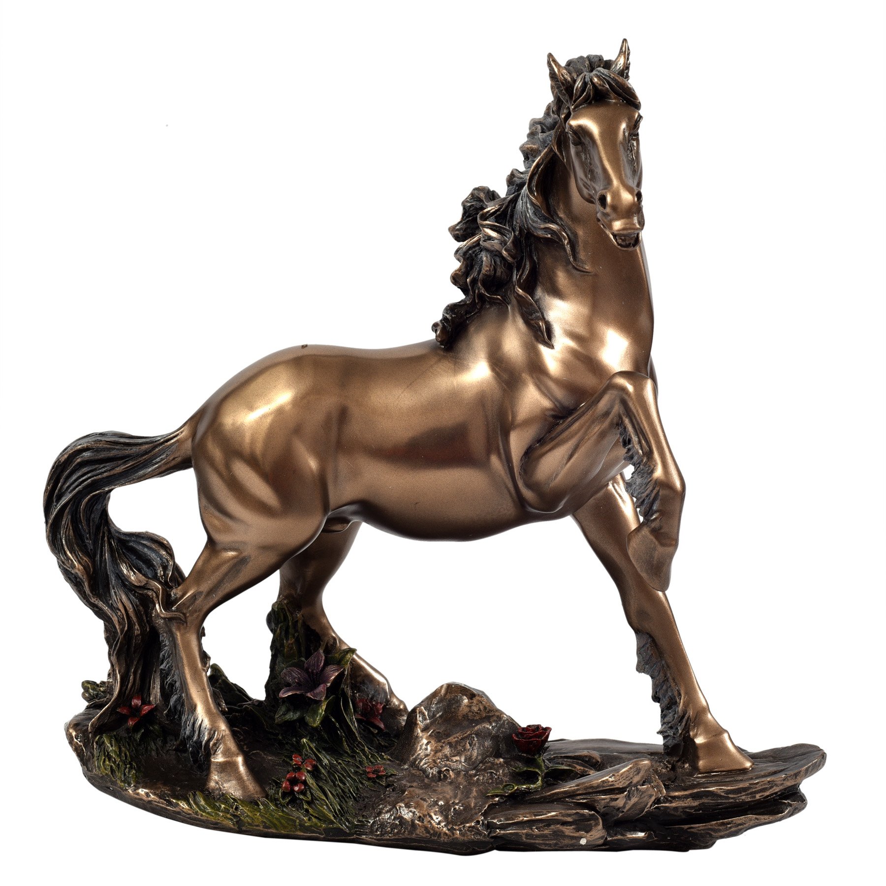 Bronze-Jumping-Horse-Prachin-Art-and-Crafts-50576Fc (4) Jumping Horse