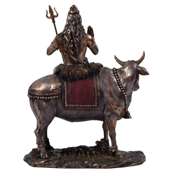 Bronze Shiva Sitting On Nandi