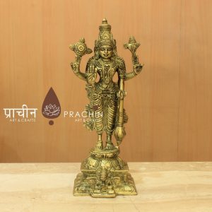 Lord Vishnu Idol At Home