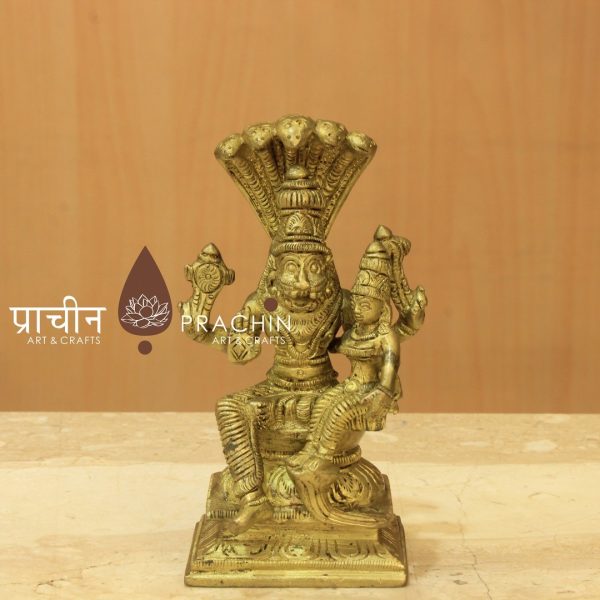 Brass Narasimha Laxmi Idol