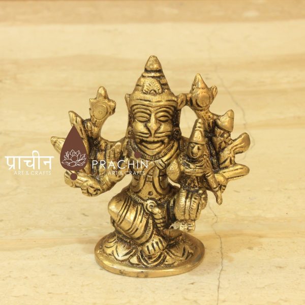 Brass Narasimha Laxmi Idol