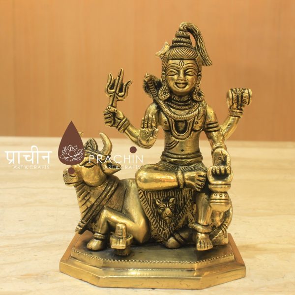 Shiva Sitting On Nandi