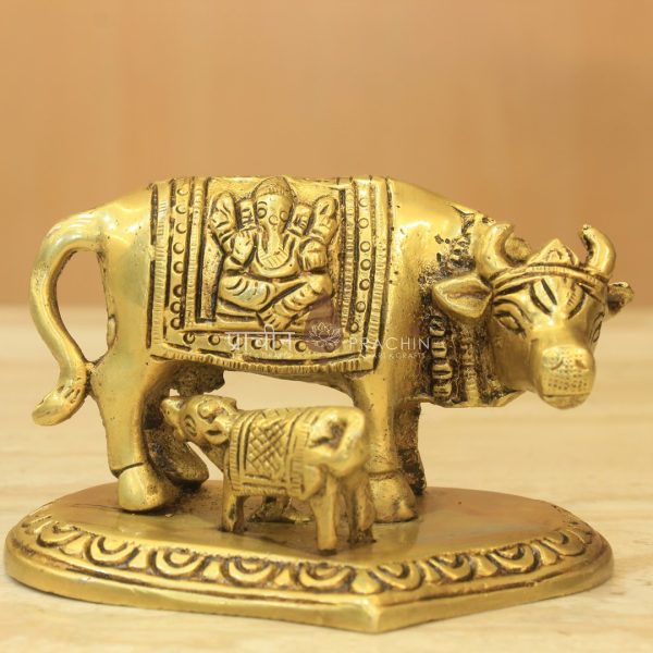 Brass Cow and Calf