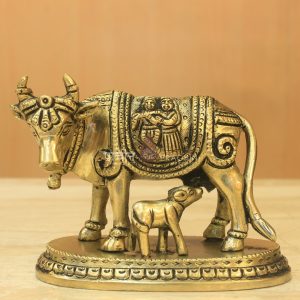 Brass Cow and Calf