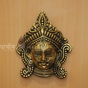 Brass Durga Mask