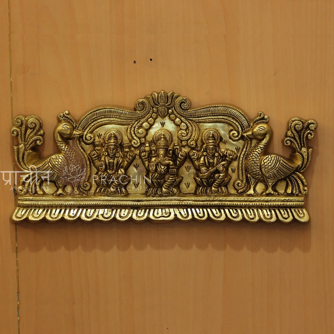 Hanging Ganesha Laxmi Saraswathi For Door