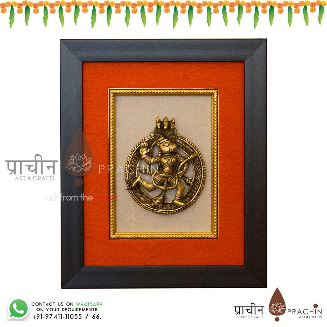IMG_0488 Brass Hanuman Frame
