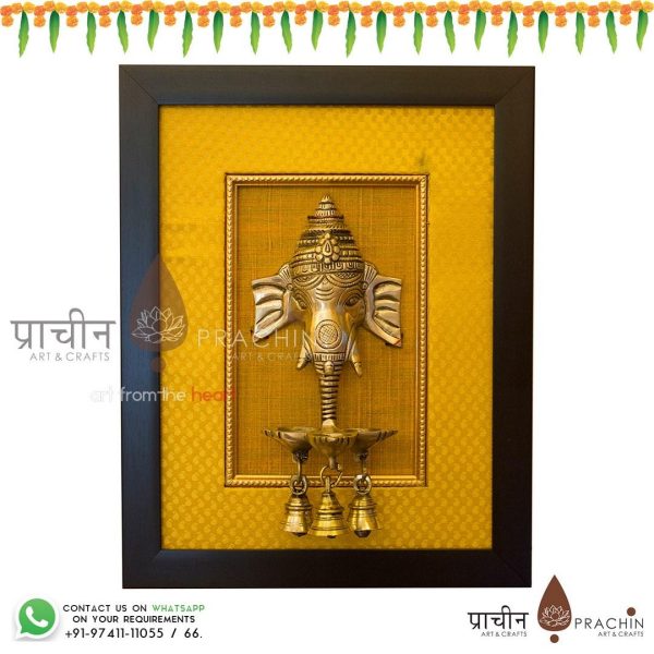 Brass Ganesha Frame