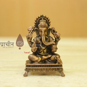 Copper Ganesha Idol