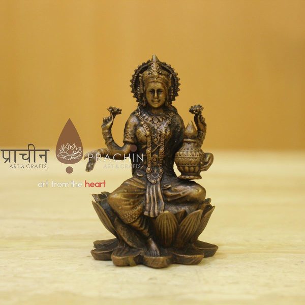 Copper Laxmi Idol