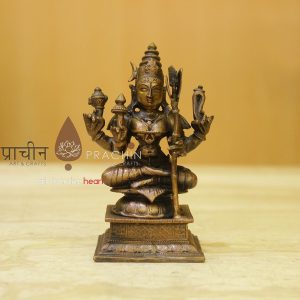 Copper Rajarajeshwari Idol