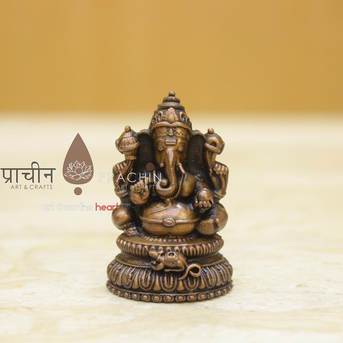 Copper Ganesha Statue