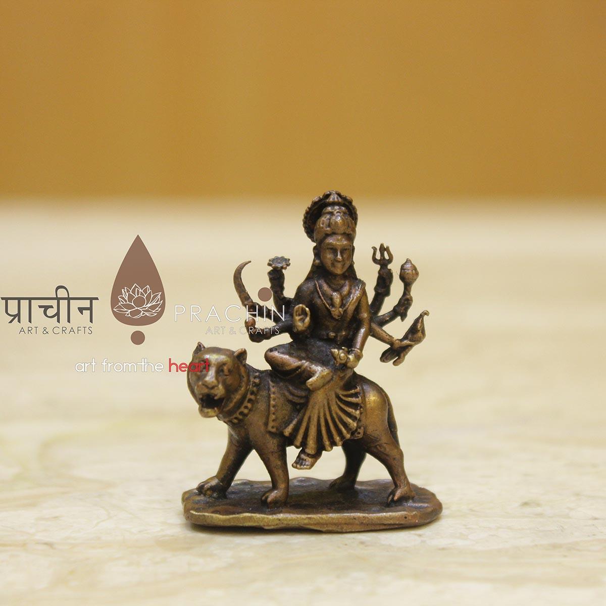 Copper Durgamaa Statue