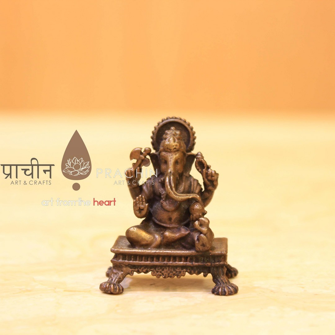 Copper Ganesha Statue