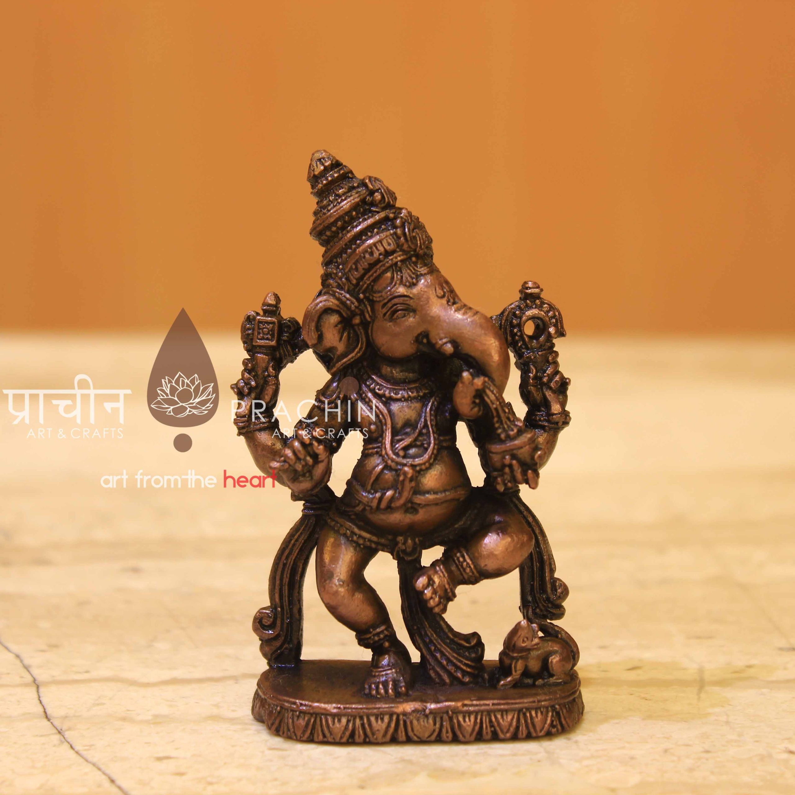 Copper Ganesha Statue