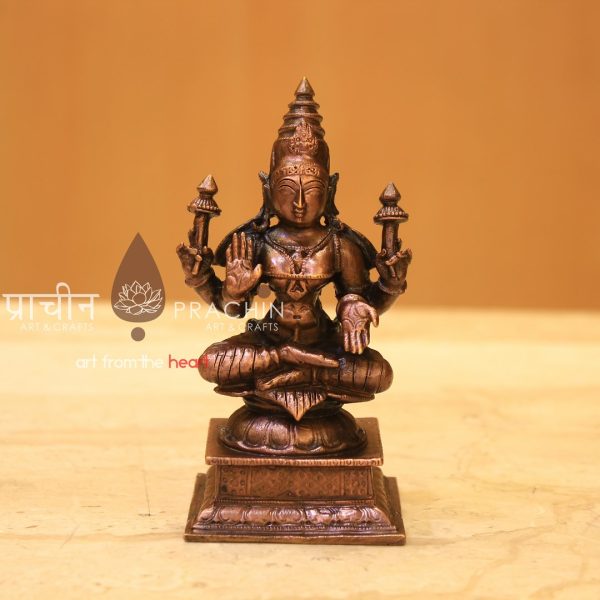 Copper Laxmi Statue